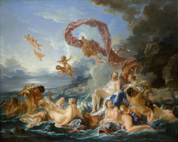 Die Geburt und Triumph der Venus Francois Boucher Klassischer Menschlicher Körper Ölgemälde